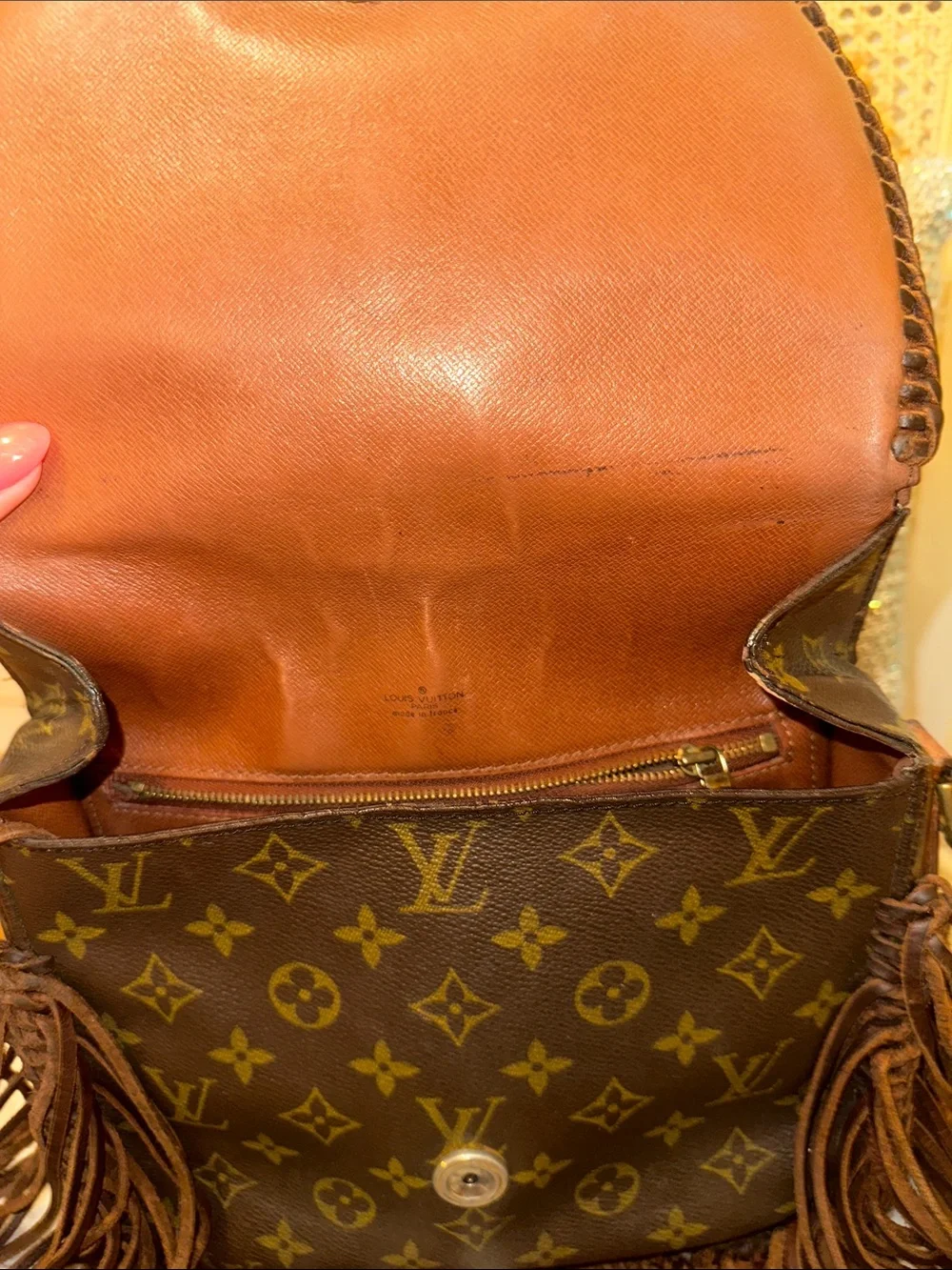 Louis Vuitton St Cloud Fringe Crossbody